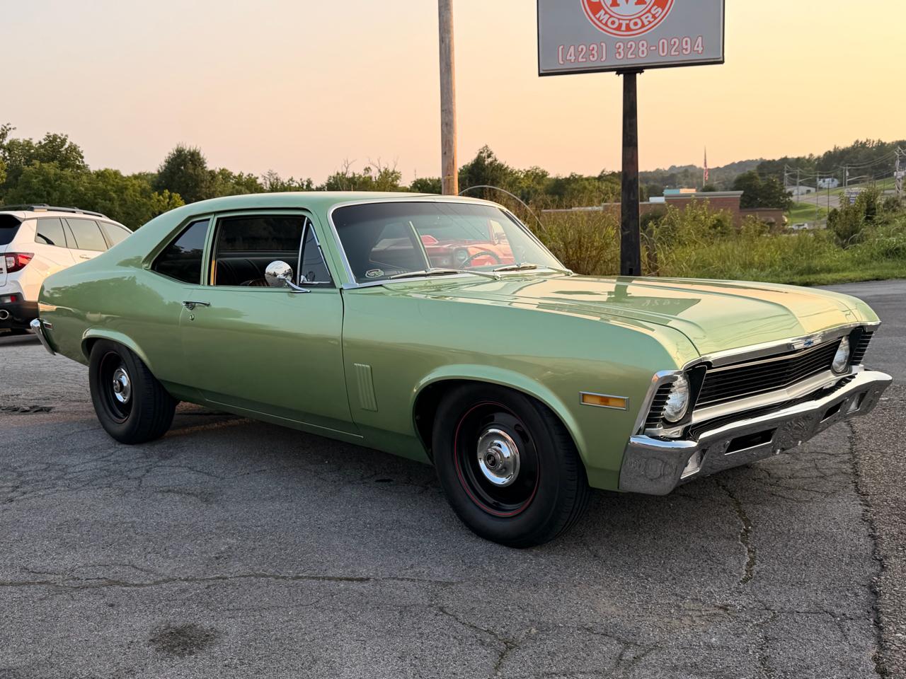 Green 1970 Chevrolet Nova Sedan  3-Speed Manual