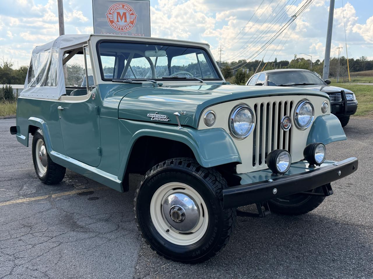 Teal 1967 Jeep Jeepster   