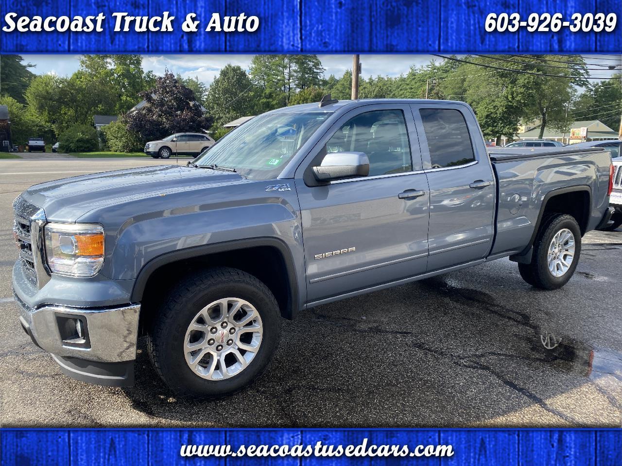 Used 2015 GMC Sierra 1500 SLE Double Cab 4WD for Sale in Hampton Falls