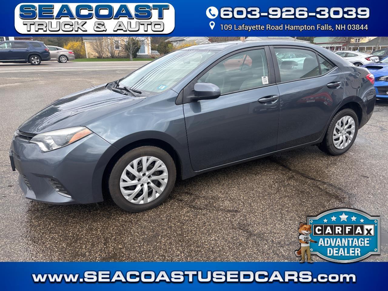 2016 Toyota Corolla LE Sedan Automatic