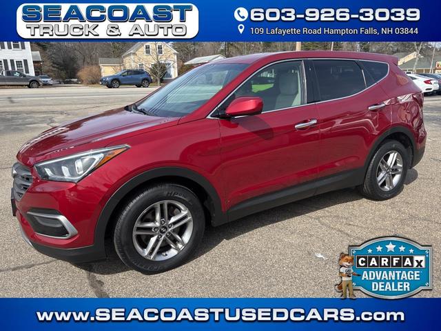 Red 2017 Hyundai Santa Fe Sport 2.4L AWD SUV / Crossover All-Wheel Drive Automatic