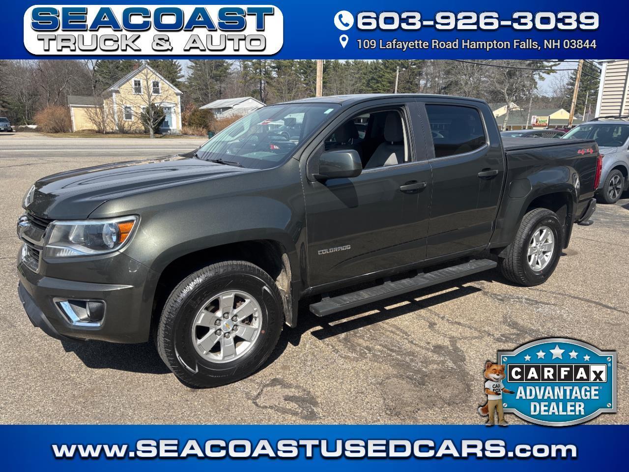 2018 Chevrolet Colorado Work Truck Crew Cab 4WD Short Box