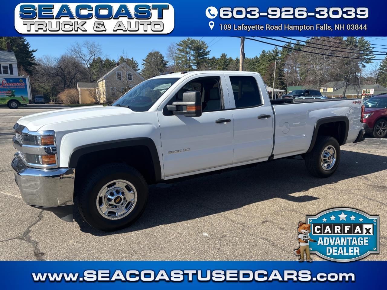 2019 Chevrolet Silverado 2500HD Work Truck Double Cab Long Box 4WD