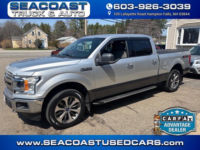 Silver 2019 Ford F-150 XLT SuperCrew LB 4WD Pickup Truck Four-Wheel Drive Automatic