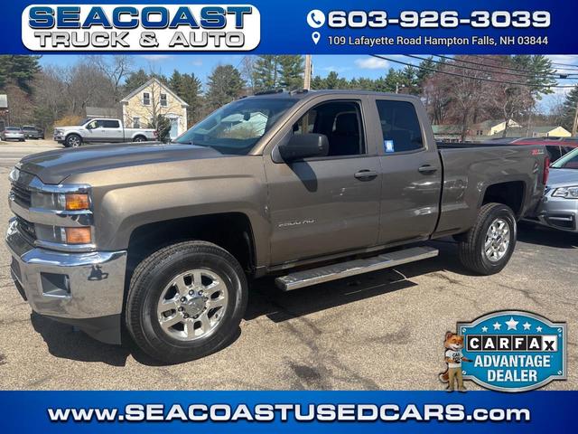 Pewter 2015 Chevrolet Silverado 2500HD LT Double Cab 4WD Pickup Truck Four-Wheel Drive Automatic