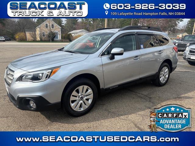 Silver 2017 Subaru Outback 2.5i Premium AWD Wagon All-Wheel Drive