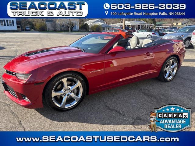 Red 2015 Chevrolet Camaro 2SS Convertible RWD Convertible Rear-Wheel Drive Automatic