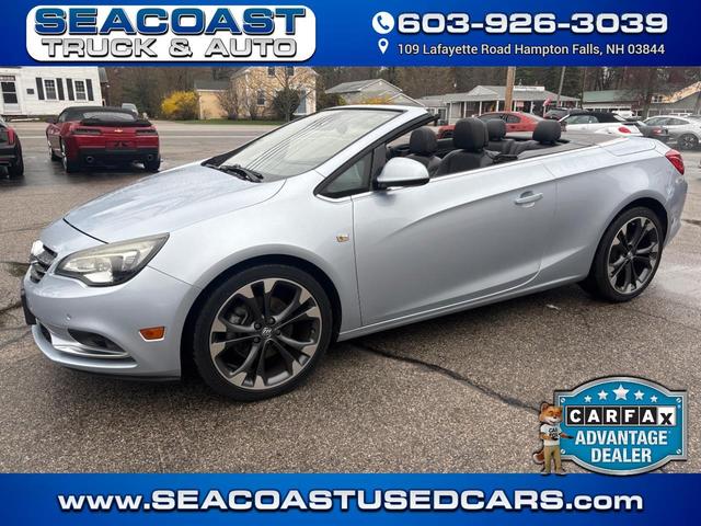 Silver 2016 Buick Cascada Premium FWD Convertible Front-Wheel Drive Automatic