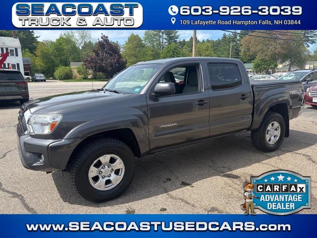 Black (Charcoal) 2014 Toyota Tacoma Double Cab SB V6 4WD Pickup Truck Four-Wheel Drive Automatic