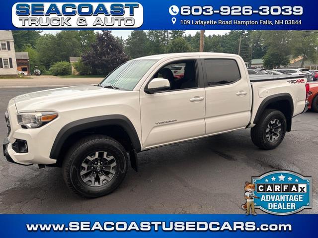 White 2017 Toyota Tacoma Pickup Truck Four-Wheel Drive Automatic