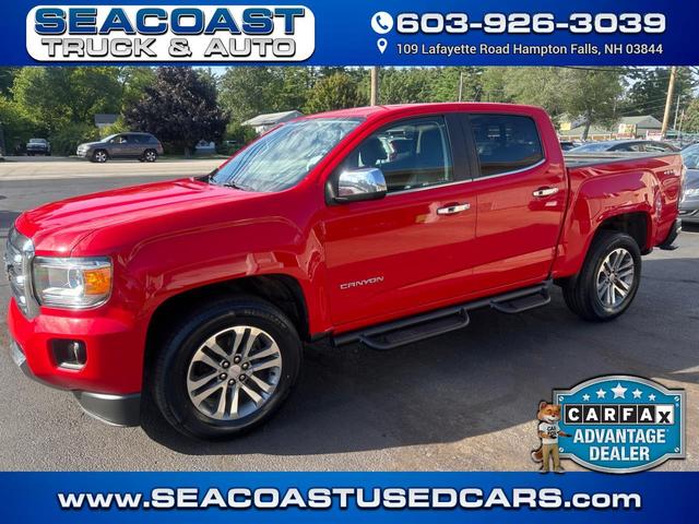 Red 2016 GMC Canyon Pickup Truck Four-Wheel Drive Automatic