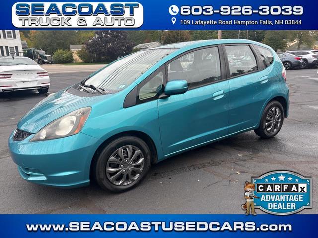 Blue 2013 Honda Fit Hatchback Front-Wheel Drive Automatic
