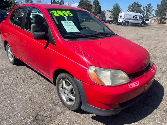 Red 2001 Toyota ECHO 4 Dr STD Sedan Sedan Front-Wheel Drive Automatic