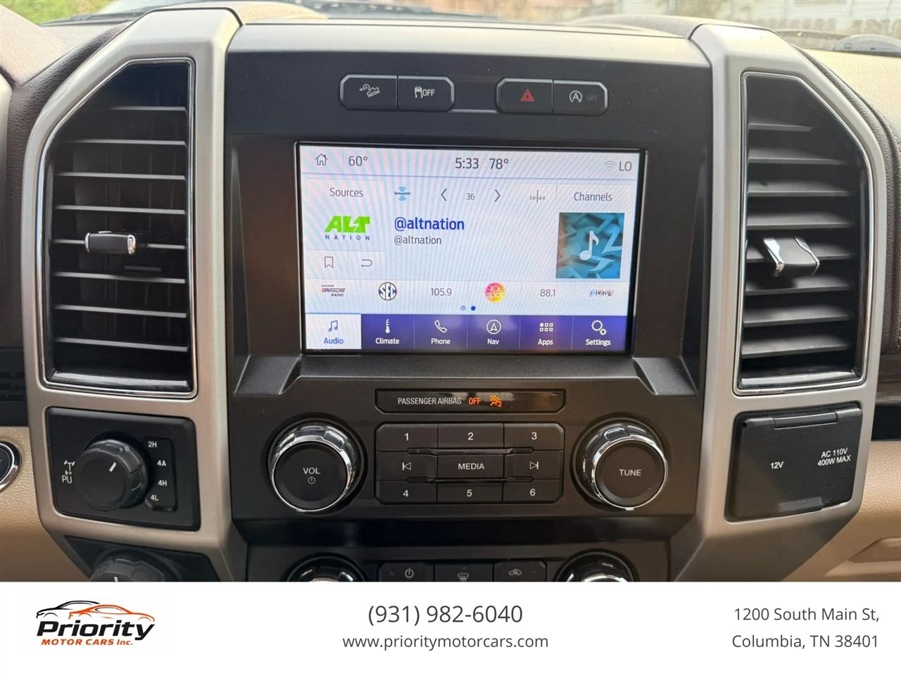 Ford F-150 Lariat SuperCrew 5.5-ft. Bed 4WD 2019