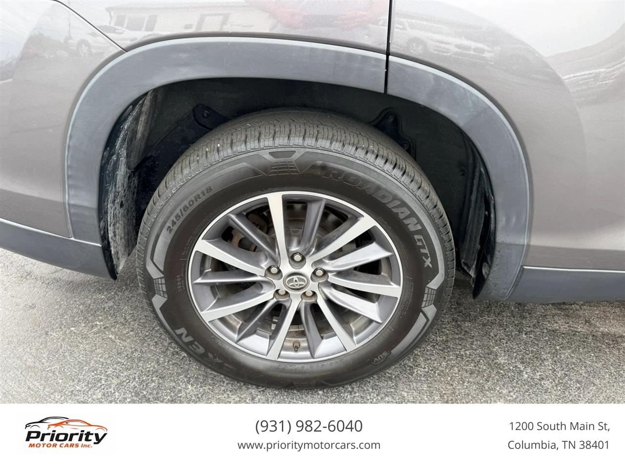 Toyota Highlander XLE FWD V6 2019