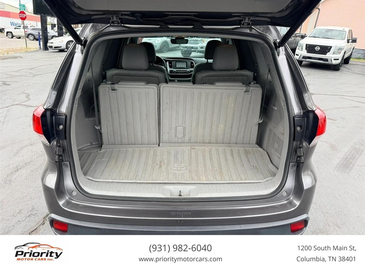 Toyota Highlander XLE FWD V6 2019