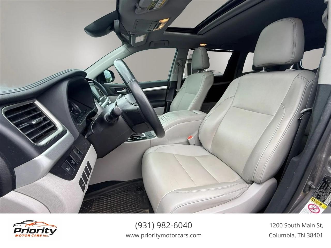 Toyota Highlander XLE FWD V6 2019