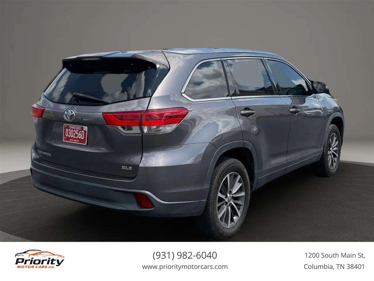 Toyota Highlander XLE FWD V6 2019