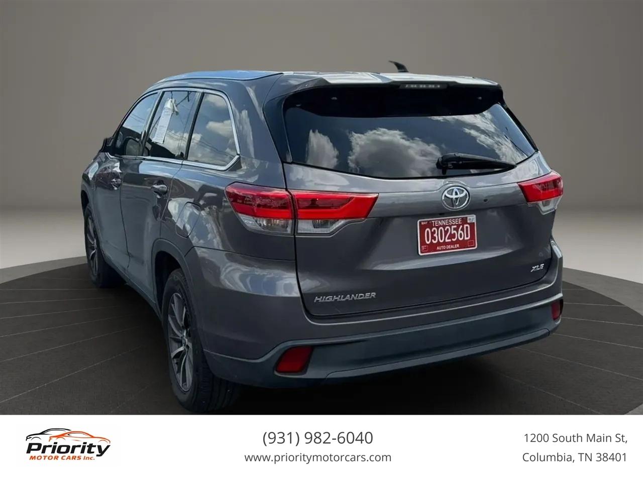 Toyota Highlander XLE FWD V6 2019
