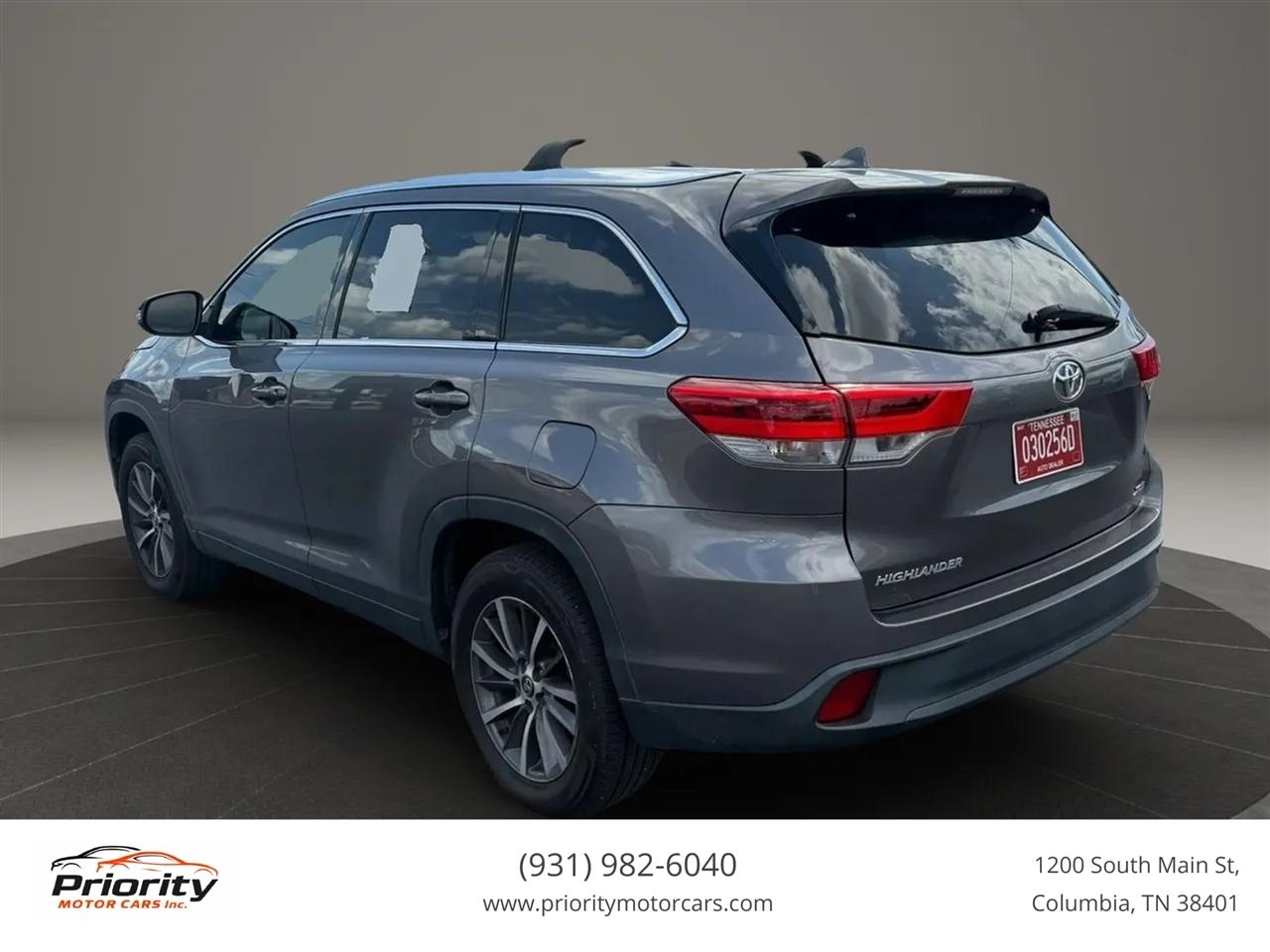 Toyota Highlander XLE FWD V6 2019