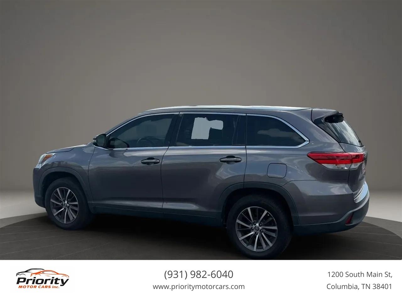 Toyota Highlander XLE FWD V6 2019