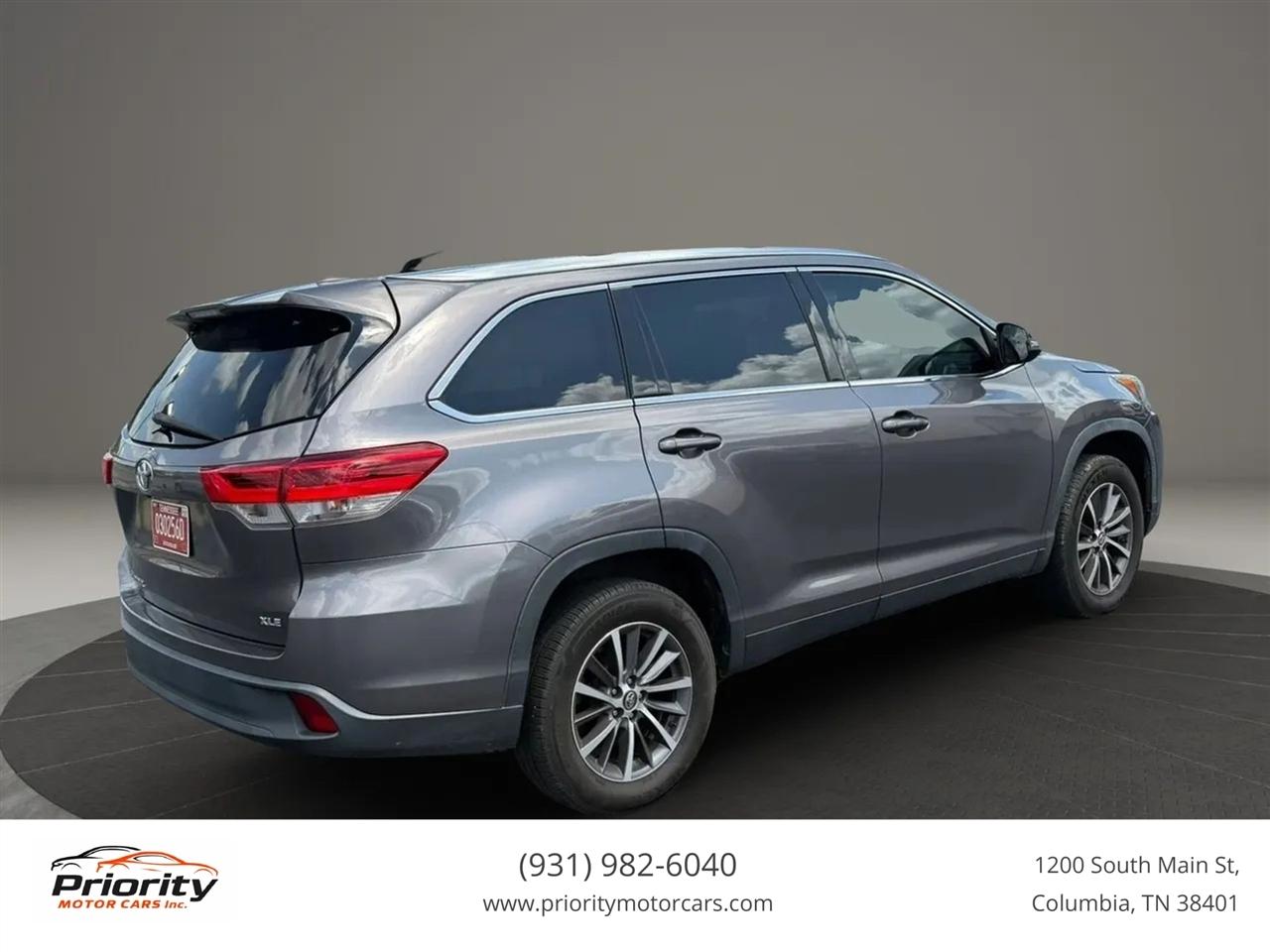 Toyota Highlander XLE FWD V6 2019