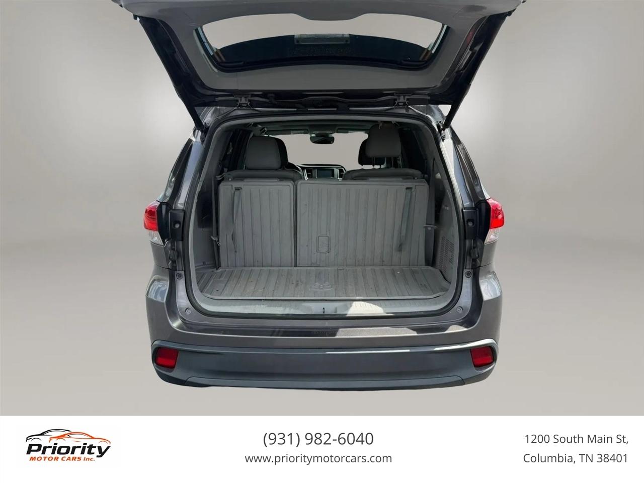 Toyota Highlander XLE FWD V6 2019