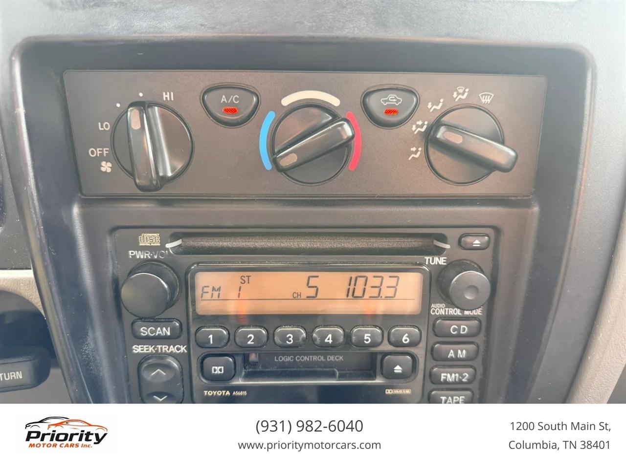 Toyota Tacoma PreRunner Xtracab 2WD 2002