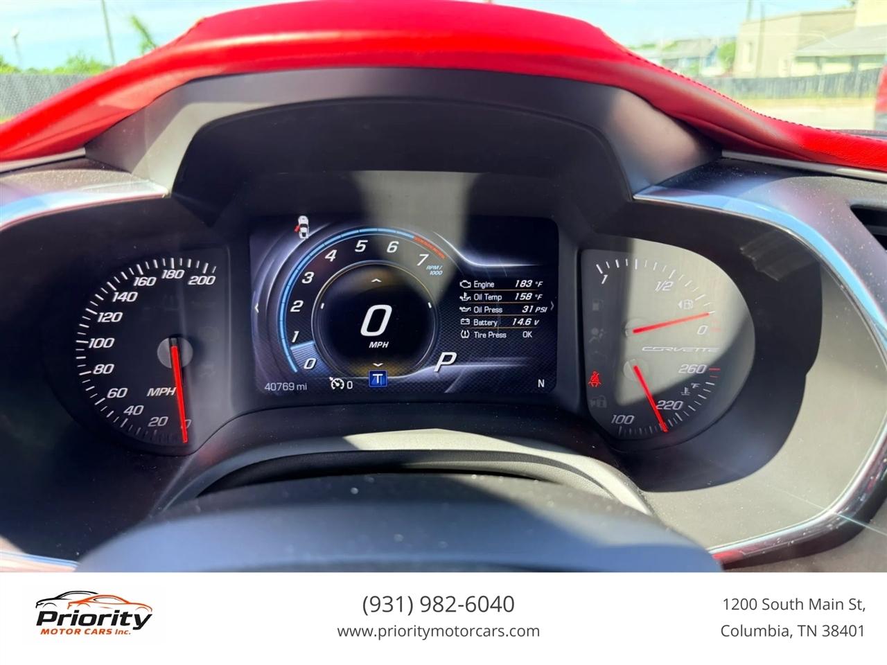 Chevrolet Corvette Z51 3LT Coupe Automatic 2015