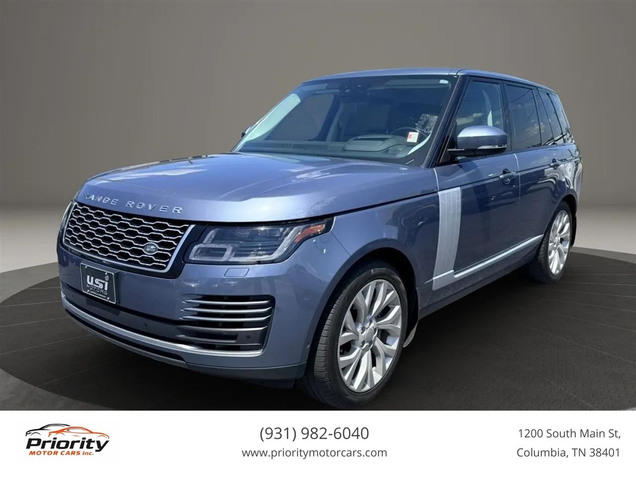 2019 Land Rover Range Rover HSE