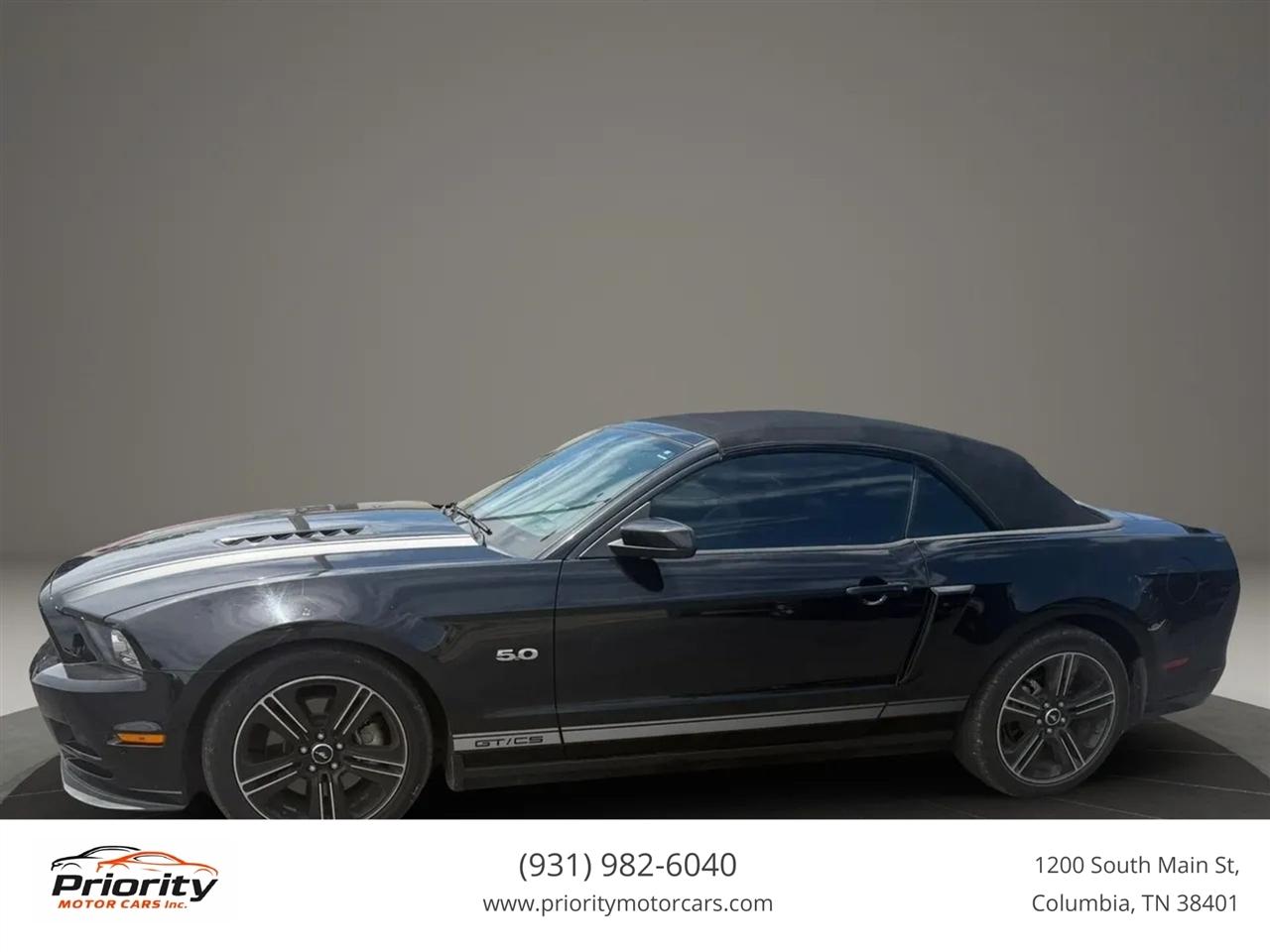 Ford Mustang GT convertible 2014