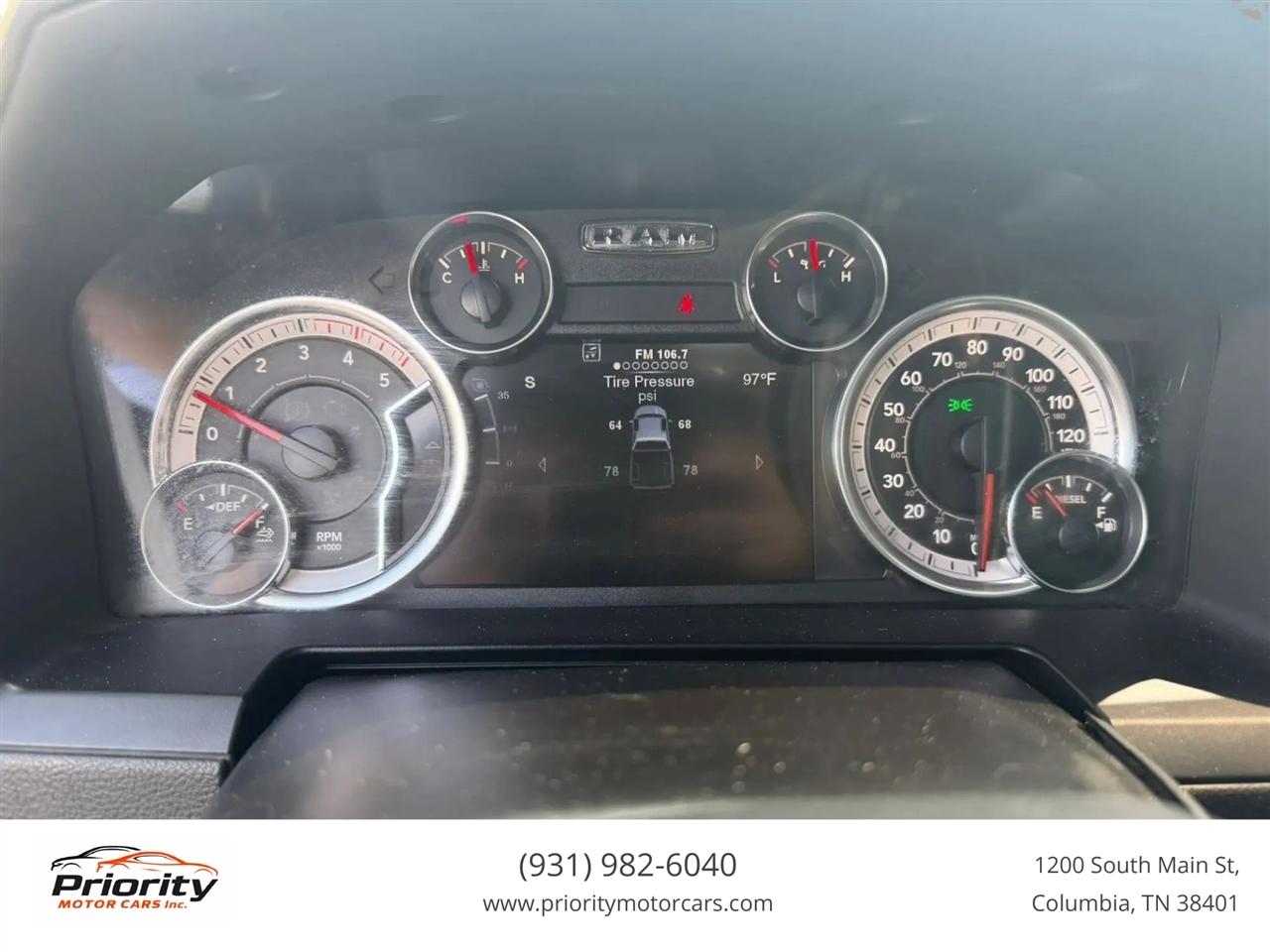 RAM 2500 Laramie Crew Cab SWB 4WD 2013
