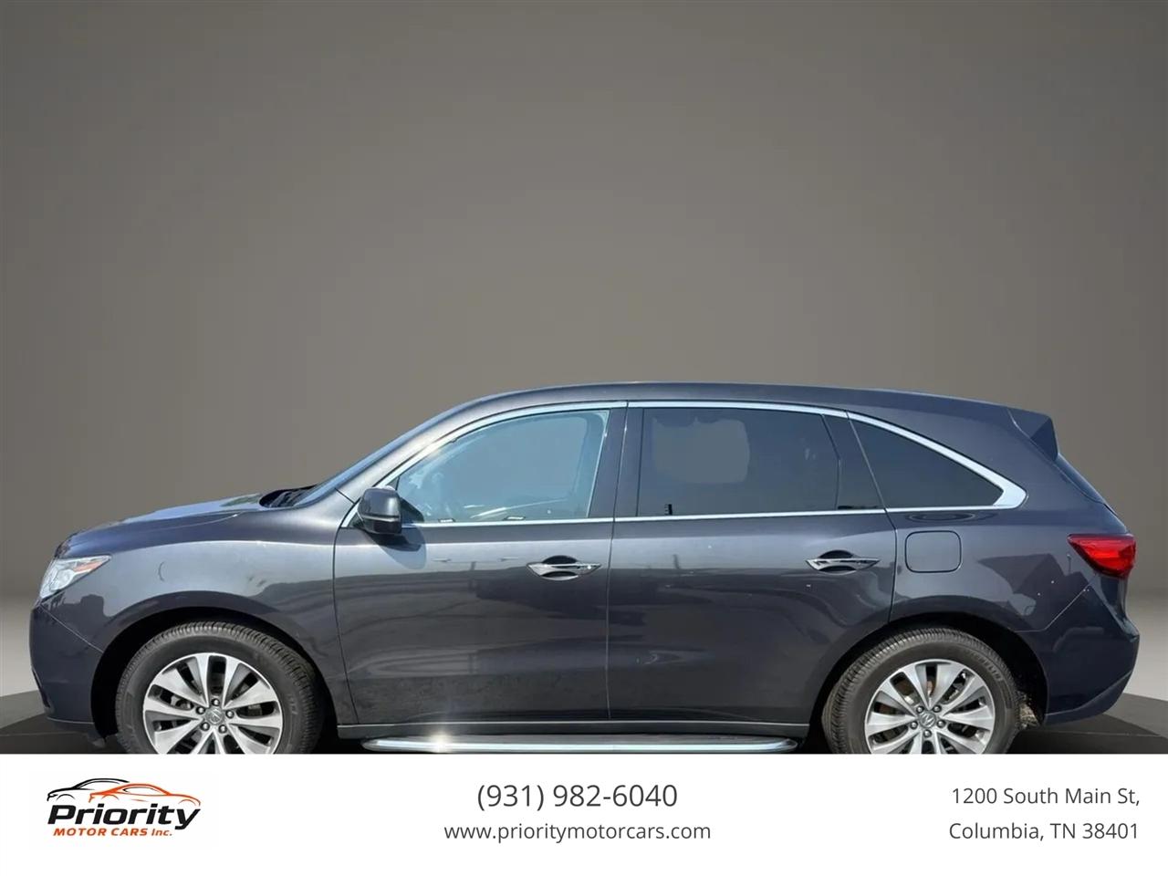Acura MDX SH-AWD 9-Spd AT w/Tech and Entertainment Package 2016