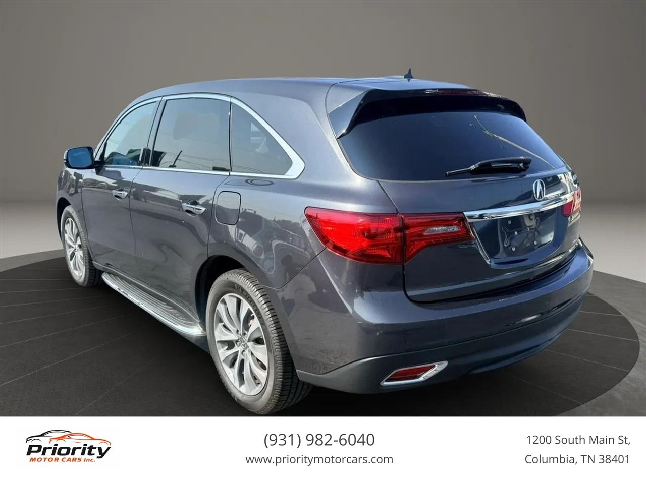 Acura MDX SH-AWD 9-Spd AT w/Tech and Entertainment Package 2016