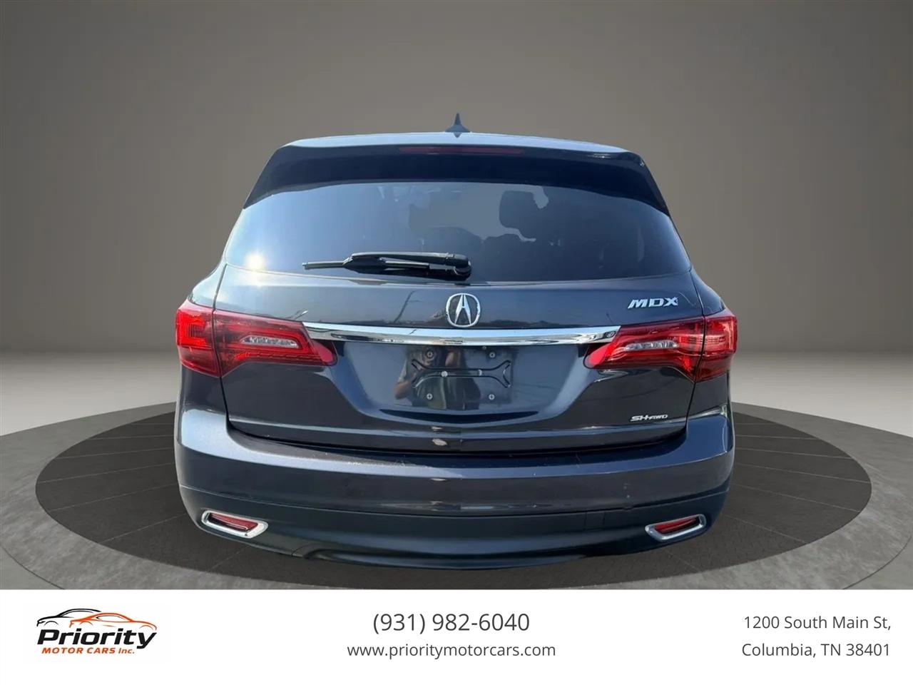 Acura MDX SH-AWD 9-Spd AT w/Tech and Entertainment Package 2016