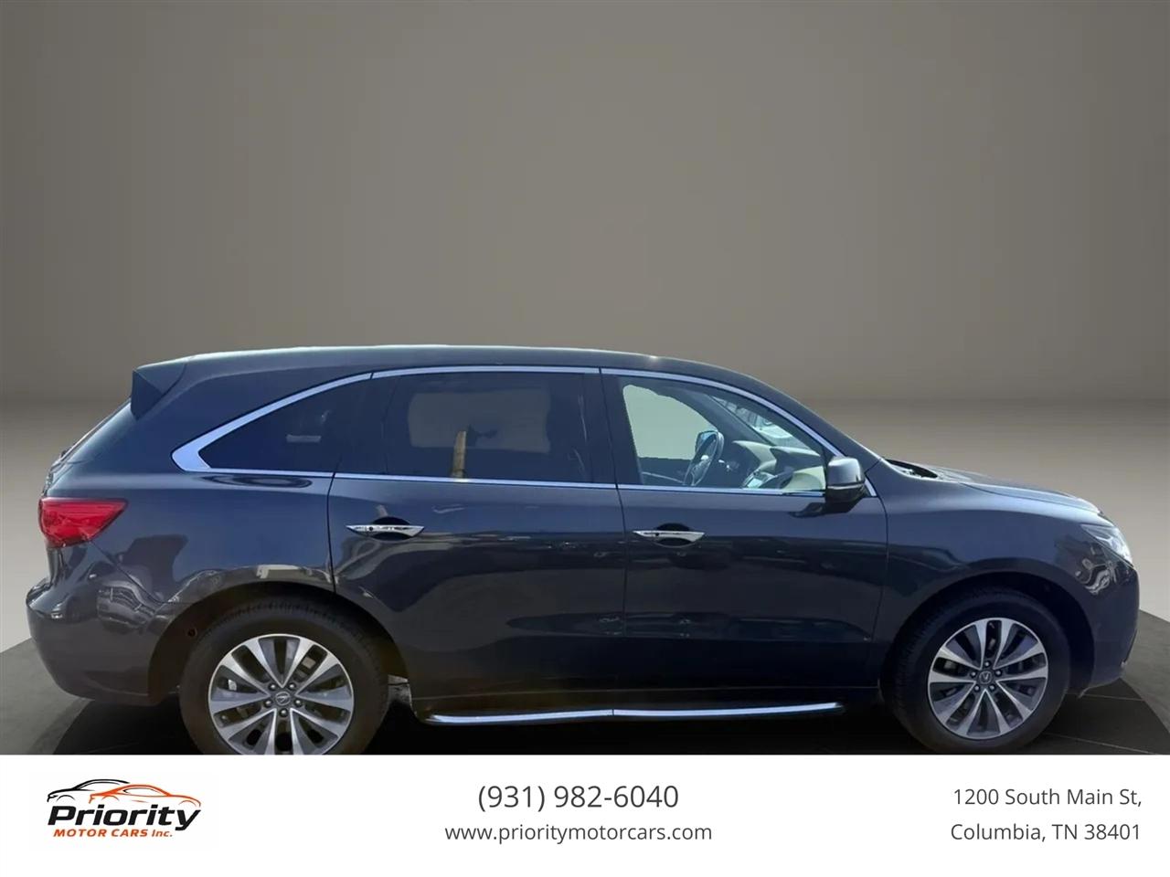 Acura MDX SH-AWD 9-Spd AT w/Tech and Entertainment Package 2016
