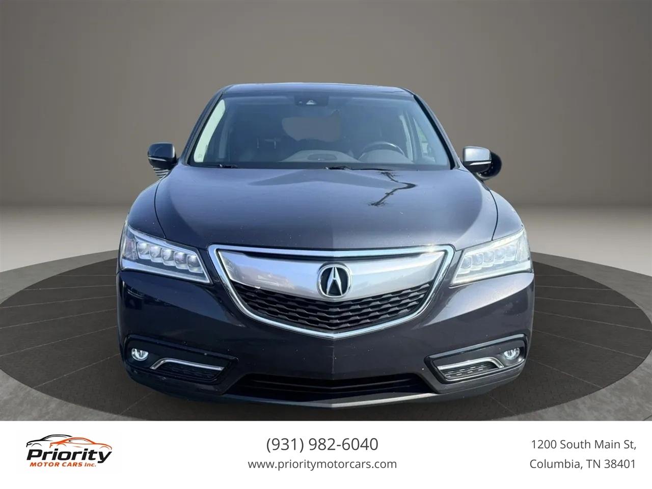 Acura MDX SH-AWD 9-Spd AT w/Tech and Entertainment Package 2016