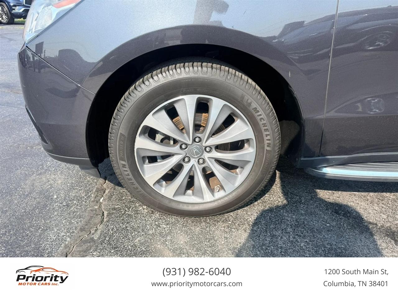 Acura MDX SH-AWD 9-Spd AT w/Tech and Entertainment Package 2016