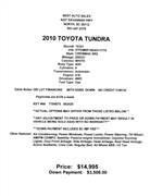 2010 Toyota Tundra 