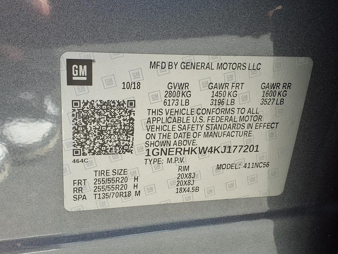 Chevrolet Traverse  2019