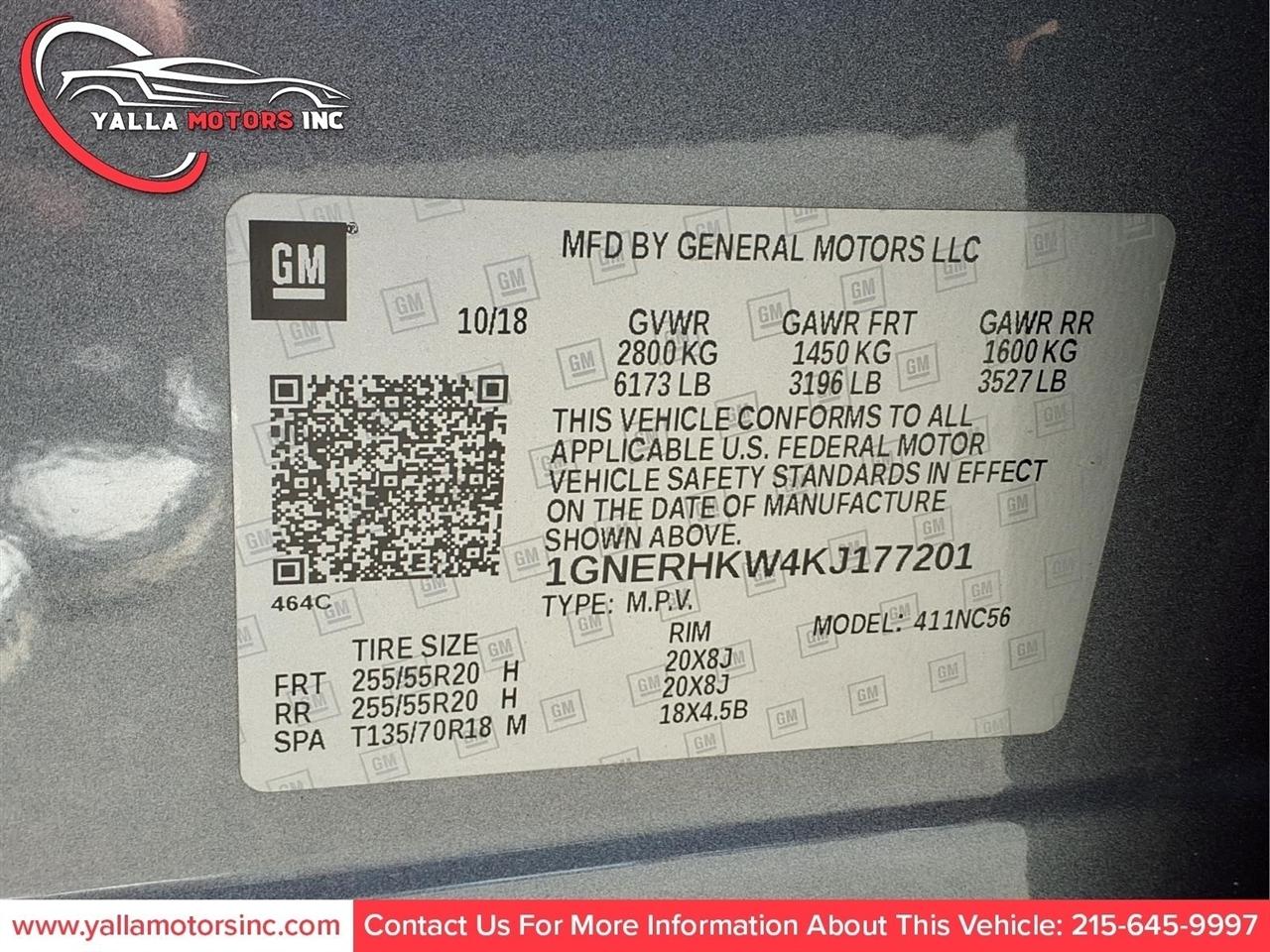 Chevrolet Traverse  2019