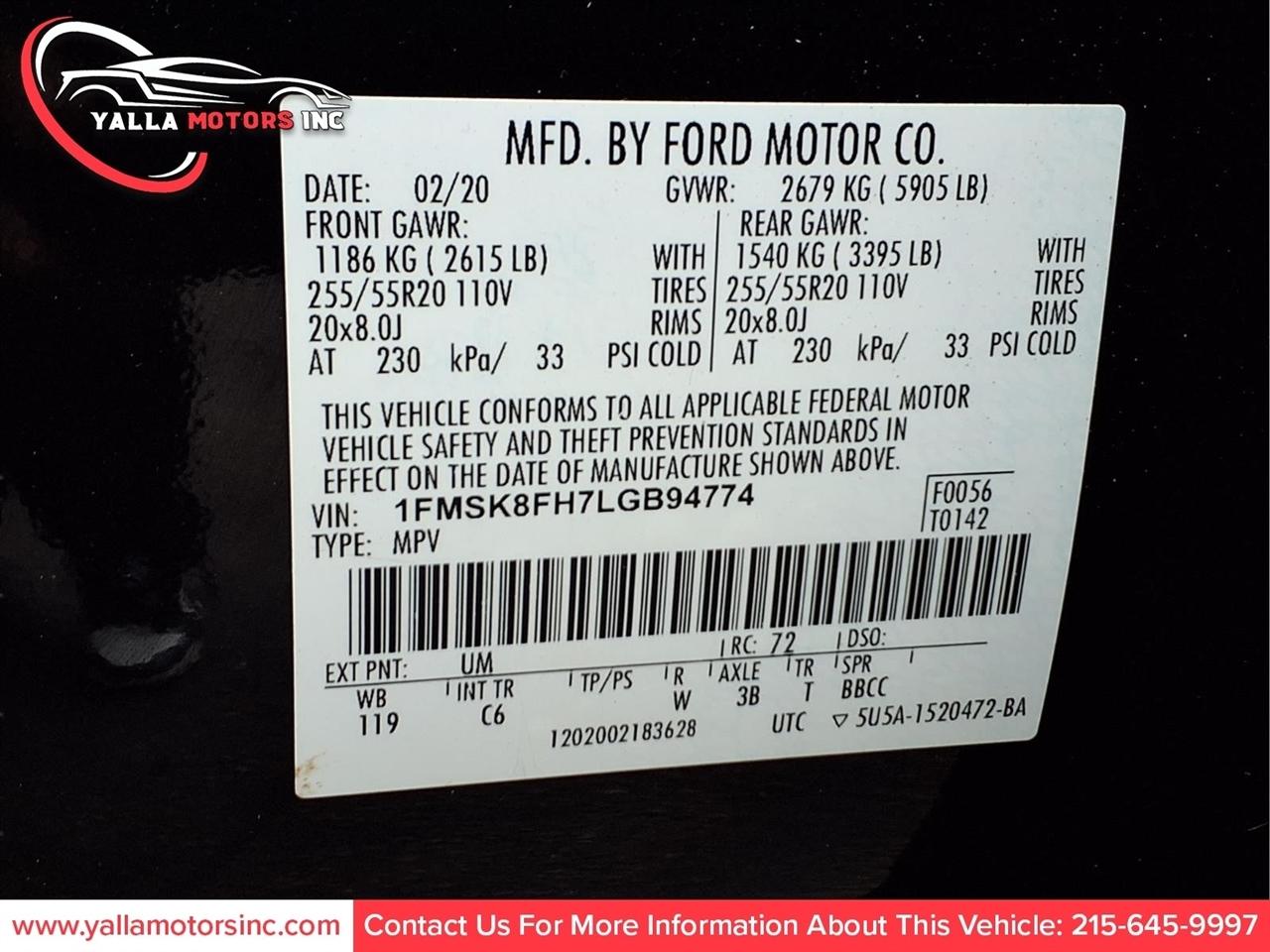 Ford Explorer Limited AWD 2020