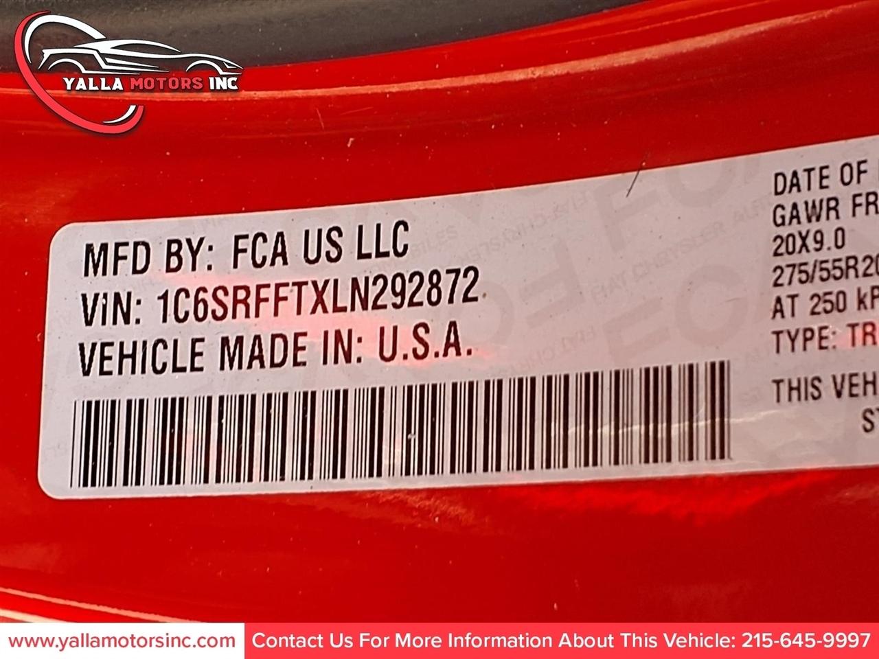 RAM 1500 Big Horn Crew Cab SWB 4WD 2020