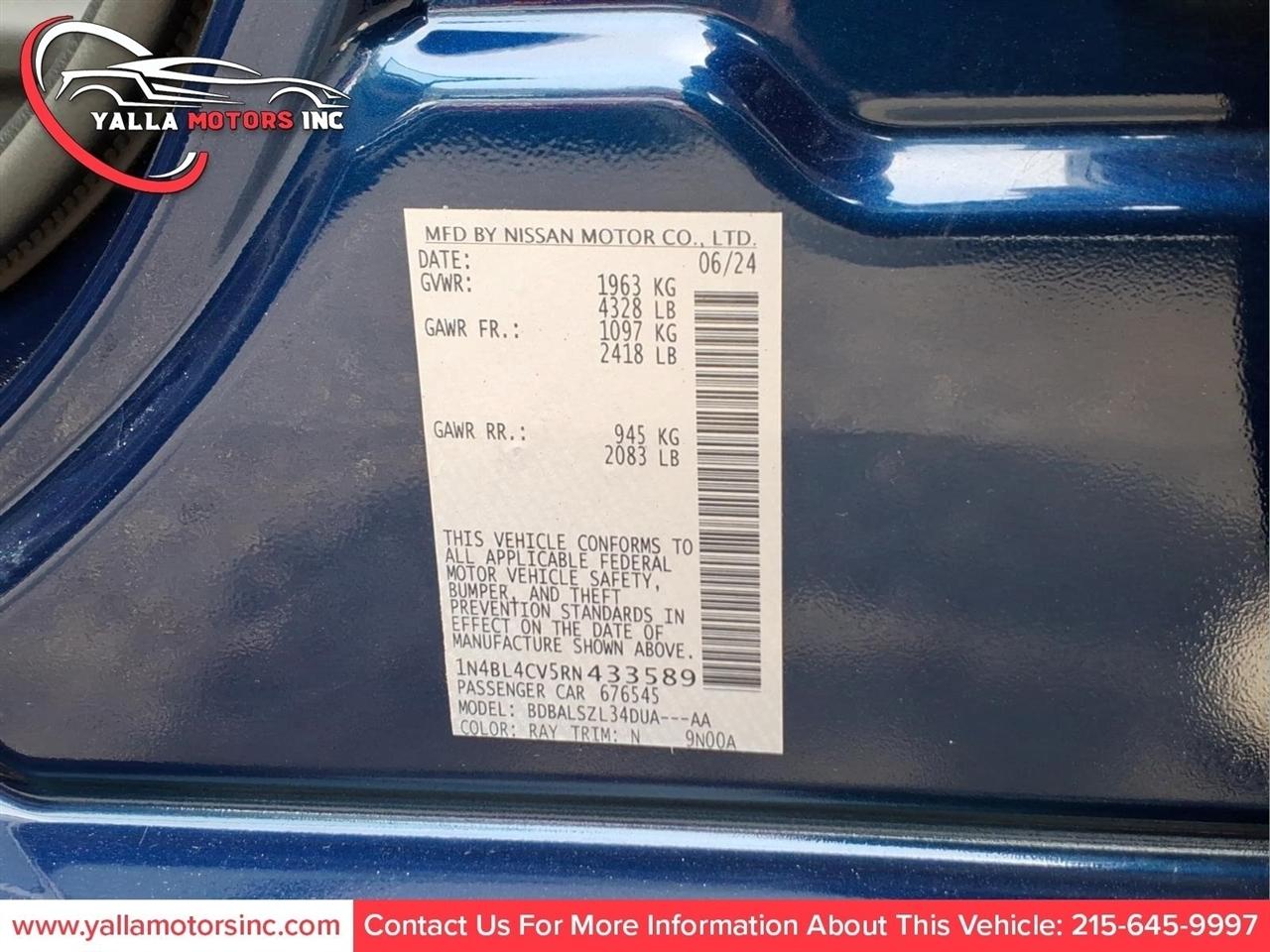 Nissan Altima 2.5 SR 2024
