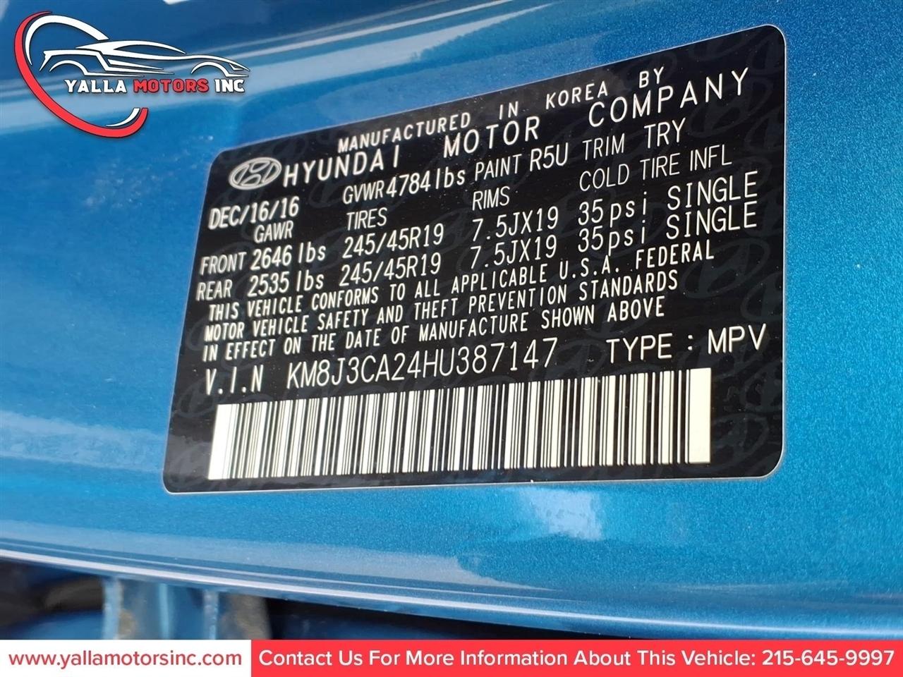 Hyundai Tucson Eco AWD 2017