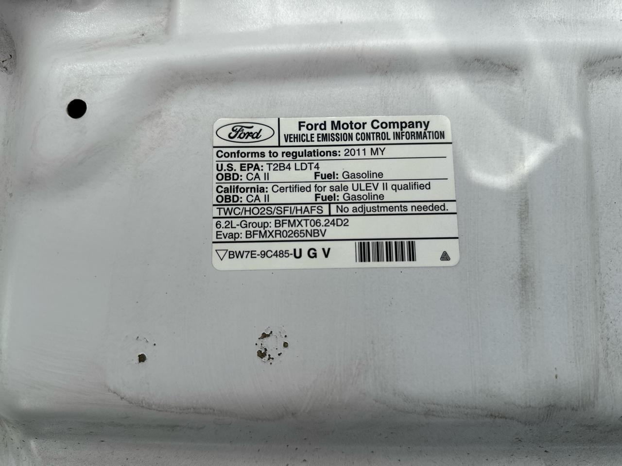 Ford F-150 Lariat SuperCrew 6.5-ft. Bed 4WD 2011