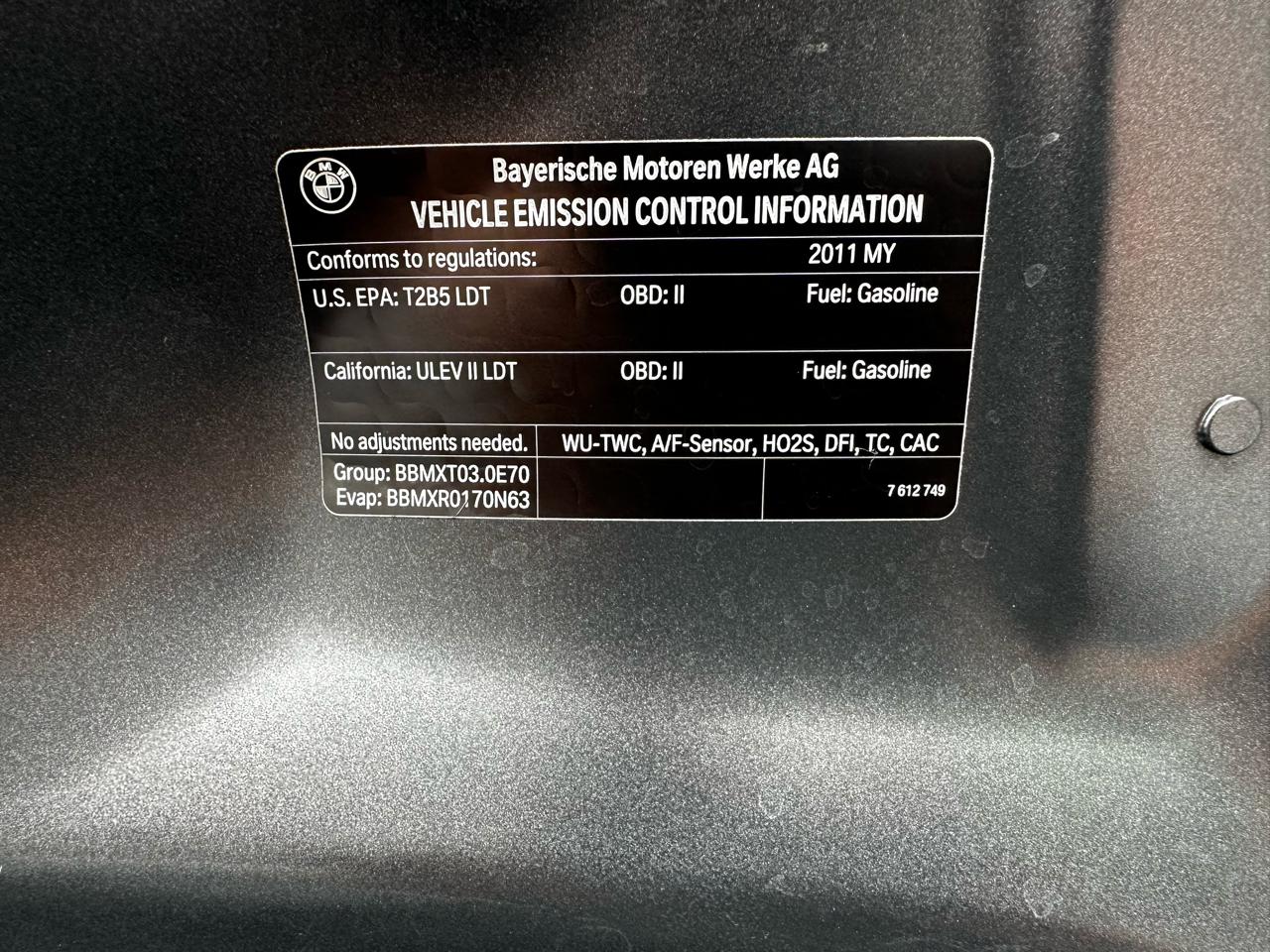 BMW X5 xDrive35i 2011