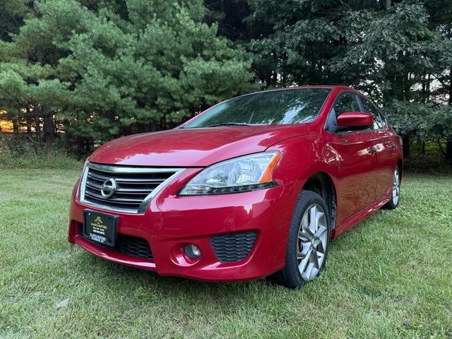 Red 2013 Nissan Sentra Sedan Front-Wheel Drive Automatic