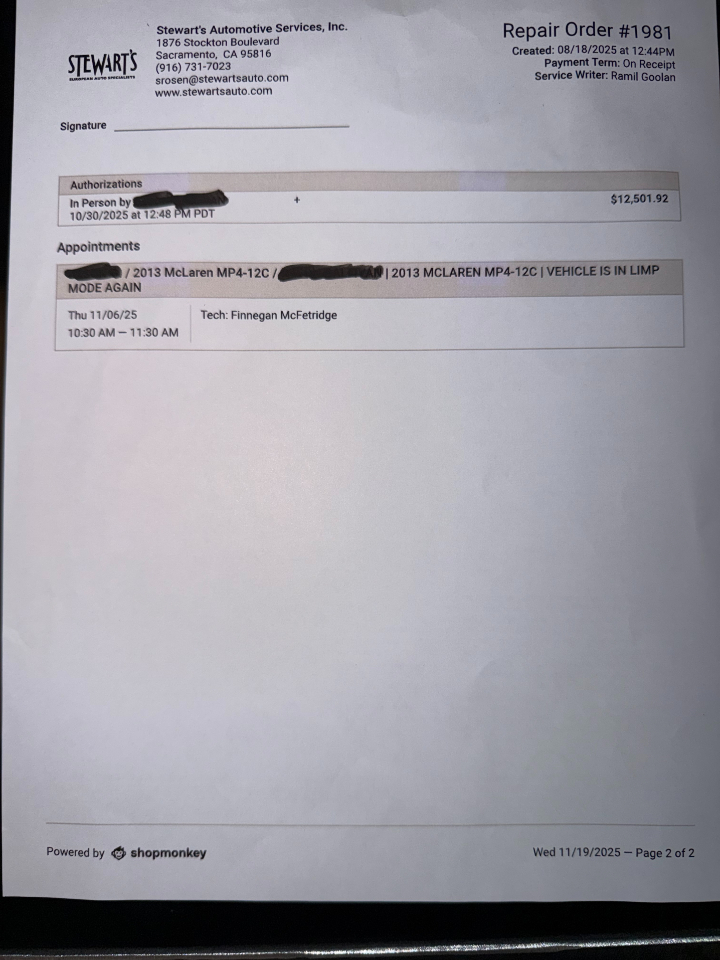 McLaren MP4-12c Spider 2013