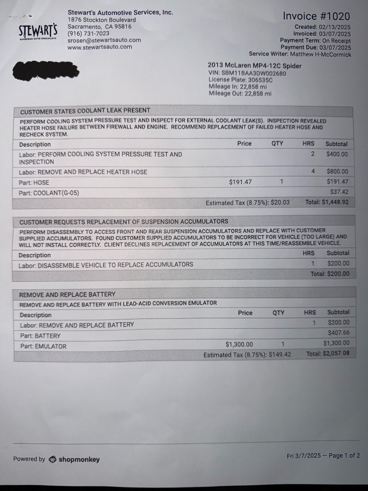 McLaren MP4-12c Spider 2013